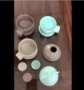 BHQCODพร้อมส่งที่ใส่นมผงแบบพกพา กล่องนมผงสำหรับทารก 3/4 ชั้น กล่องขนม