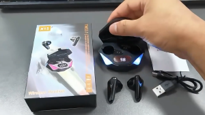 Tai Nghe Nhét Tai Không dây X15 Pto Kết Nối Bluetooth 5.0 Chế Độ Âm Thanh Chất Lượng Cao  Điều KHiiển Chạm Chống Ổn  Có Mic Đàm Thoại