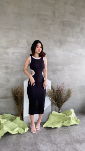 Dress Syelo Cut Off Dress/Dress Wanita/Murah/Premium