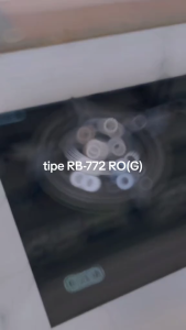 RINNAI KOMPOR GAS TANAM 2 TUNGKU RB 772 ROG - Super Mewah Elegant