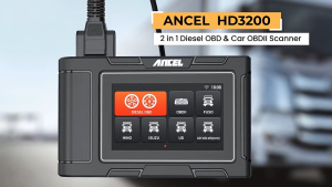 ANCER HD3200 OBD2 Scanner: Solusi Pemindai Kendaraan Berat Komersial