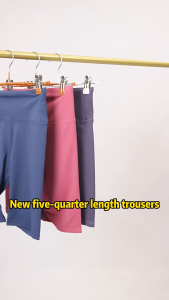 FUYOGI Shorts Womens Running High Waist Tight Yoga Outdoor Gym Sport Seluar Jerung Tie Dye