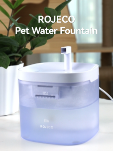 ROJECO 1.5L Automatic Cat Water Fountain Pet Water Dispenser Silent Drinker Feeder