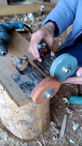 Dudukan Bor Adaptor Mesin Meja Batu Asah Gerinda 3 Inch Poles Pengasah Besi Logam