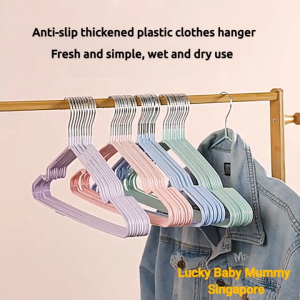 Extra Thick Stainless-Steel PVC Anti-Slip Metal Hanger Adult Kids Clothing Hanger #MULTI-PURPOSE