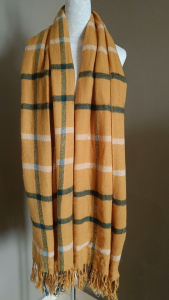 PRELOVED SCARF Cashmere / Wool shawl imported from Japan Korea US & Europe SS01