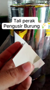 Tali perak 2 PCS murah / tali Pertanian pengusir burung pipit di sawah panjang 800 meter