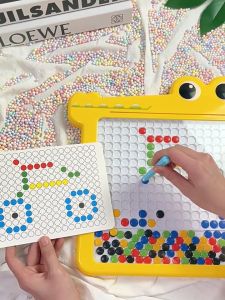 Papan Dot Magnet Mini Dinosaurus: Mainan Edukasi Kreatifitas Anak