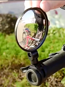 TUKUO Kaca Spion Sepeda Universal Mirror Bike Fleksibel Gunung - Spion Jalu Sepeda - Kaca Spion Cembung Kaca Spion Sepeda 360 1Pcs