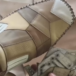 รองเท้าหนังแท้แฮนด์เมด ของแท้ 100% โอแดงชู รหัสสินค้า 401 หุ่มส้น ท็อป ทรงสปอร์ต สี : ตาลออย ผิวเรียบ