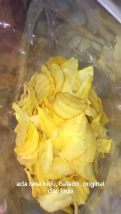 KERIPIK SINGKONG 230GR DAN 500GR RASA KEJU RENYAH