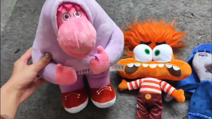 Inside Out 2 Cartoon Stuffed Dolls Sadness Anxiety Anger Embarrassment Joy Plush toys Birthday Gift