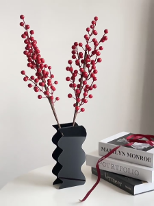 Bunga Palsu Plastik Merah BG41: Hiasan Dekorasi Rumah & Pesta