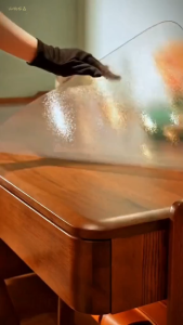 <ƯU ĐÃI> Màng Nhựa Dày 1mm x khổ 14m Mềm Dẻo Chống Thấm Nước trong suốt