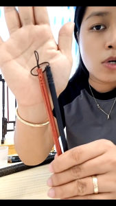 [HCM]Bút lông tập viết thư pháp cọ cỡ trung - Cán gỗ đàn hương chất liệu Lông sói đàn hồi tốt Xưởng Sáo Hoàng Lâm