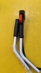 ชุดมือเร่ง หนังสือชุดคันเร่ง เครือ่งตัดหญ้าสะพาย2จังหวะ รุ่น NB411 RBC411 มาพร้อมแป๊บมิเนียมกลม ครบชุด รูปแบบปลายเร่งหัวงอ