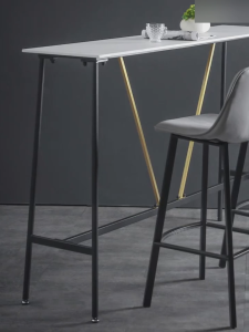 `DQM เก้าอี้ เก้าอี้ทรงสูง เก้าอี้บาร์ เก้าอี้โครงเหล็กทรงสูง สวยหรูหรา เก้าอี้หนัง PU ดีไซน์สวย รับน้ำหนักได้ 100 กิโล`