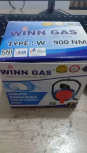 Regulator + pengaman W 900 NM winn gas W900NM  REGULATOR WINN GAS W 900 NON METER PENGUNCI GANDA