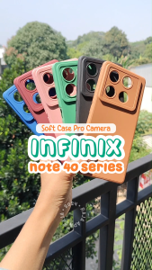 Soft Case Untuk INFINIX NOTE 40 PRO PLUS 4G 5G Cover Casing Silicon Karet Pelindung HP Terbaru 2024