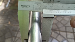 ท่อเหล็กกลม 7/8"หนา 2.0 มม. (ทำโครงรถโดยเฉพาะ)ยาว2เมตร