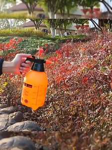 Household 2L Large Capacity Export High Pressure Spray Pot Hand Pressed Thickened Horticultural Watering Pot