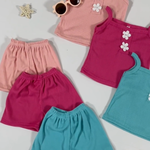 Set Anak Bayi ANDINNE Setelan Singlet Anak Balita 0-4 Tahun BENNA