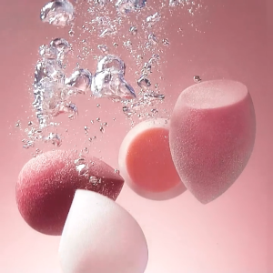 ฟองน้ําแต่งหน้า 4 ชิ้น พร้อมกล่องเก็บ/ ฟองน้ําไข่/ ฟองน้ําเกลี่ยรองพื้น/ พัฟ/ ฟองน้ําแต่งหน้ารูปไข่/ เกลี่ยง่าย/ นิ่มใช้ดี