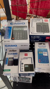 Casio Calculator เครื่องคิดเลข คาสิโอ รุ่น MX-120B แบบตั้งโต๊ะ ขนาดกะทัดรัดหน้ากากโลหะ 12 หลัก สีเงิน