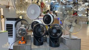 Alpha MOTTO wf 60 Black Silver Wall Fan with Remote Control 12" 3-Speed Metal Blades Oscillating Home Fan