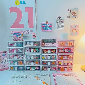 Harga Grosir - Laci Susun Organizer Bahan Akrilik / Rak Tempat Kosmetik