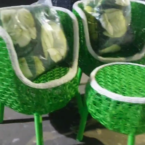 BUNDLING KURSI AYUNAN GANTUNG PEER DAN KURSI TERAS BREKELE ROTAN SINTETIS SET CUSHION BANTAL DUDUKAN / DESAIN MINIMALIS MODERN TOKO UTAMA FURNITURE TYPE 2