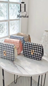 HARUKA Tas Selempang Wanita Rara Kanvas Sling Bag Wanita Terbaru Kekinian
