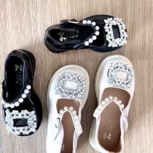 Sepatu Anak Perempuan Terbaru Kekinian Viral / Sepatu Anak Perempuan Model Cincin Mutiara Cantik / Sepatu Docmart Anak Perempuan Umur 3-10 Tahun Bisa COD