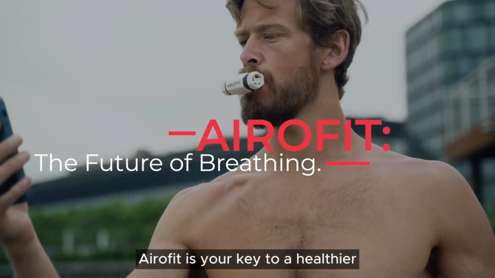 Airofit PRO 2™ [Smart Breathing Trainer to strengthen lungs, boost ...