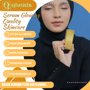 QiuSkin Paket Untuk Hasil Putih Dan Glowing Skincare Pemutih Kulit Wajah dan Penghilang Flek Hitam