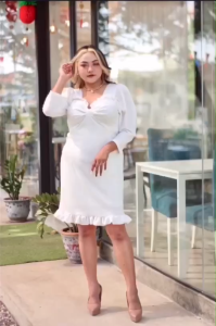 ชุดทำงานคนอ้วน ชุดสมัครงานคนอ้วน ชุดเดรสสาวอวบ 44 46 48 ชุดเดรสคนอ้วน ใส่ไปงานเลี้ยง งานบวช งานแต่ง ชุดทำงาน ชุดปาร์ตี้