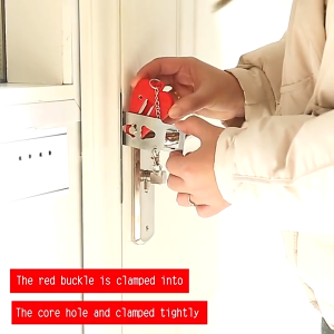 Portable Door Lock/ Kunci Pintu Anti-MalingKunci Ganda Pintu Kamar/Anak Cewek Keamanan Kunci Pintu