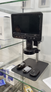 กล้องจุลทรรศ์ตั้งโต๊ะหน้าจอ 7 นิ้ว 1200x 7-Inch Electron Microscope - ส่งฟรี