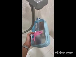 Imura | Tas Kosmetik Motif Kartun Pouch Make Up Organizer Travel Bag Transparan Waterproof