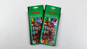Pensil Warna Joyko 12warna dengan Penghapus Color Pencils Erasable Panjang CP-109
