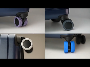 8PCS/Set Suitcase Wheels Protection Cover Silicone Suitcase Parts Axles Travel Luggage Caster shoes with Silent Sound