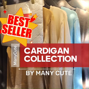 เสื้อสีส้ม เสื้อคาร์ดิแกน Cardigan เสื้อกันแดด เสื้อคลุมแขนยาวผู้หญิง เสื้อคลุมหญิง เสื้อคลุมไหมพรม เสื้อกันหนาว งานคุณภาพ พร้อมส่ง ManyCute