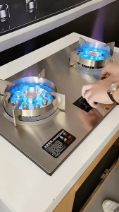🔥🔥CHRIS OPAICN 304 Stainless Steel Built-in Tabletop 9 Lotus Flame Burner Gas Stove Fierce Flame Cooker Dapur Gas Stove with Flame Failure Protection