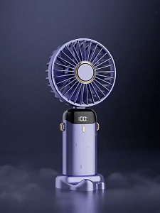 Portable USB Mini Fan Cooling Fan Rechargeable Handheld Fan With Phone Stand