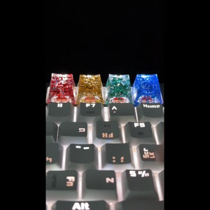 คีย์แคป Keycaps ปุ่มคีย์บอร์ด DIY คีย์แคปโปร่งแสง สวยๆ ปุ่มแต่งคีย์บอร์ด รับประกันสีลอก99วัน
