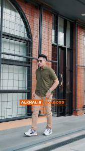 KEMEJA PRIA BOYI TOP MAN LENGAN PENDEK KASUAL FORMAL KERJA PUTIH HITAM NAVY GREY WARNA WHITE