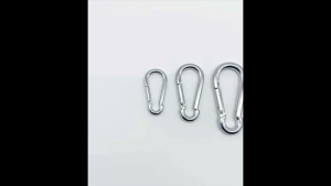 พร้อมส่ง ข้อต่อโซ่ คาราบิเนอร์ (หนา 3456 มิล) ตะขอแขวน  พวงกุญแจ โซ่หมา สแนปลิงค์  ควิกลิงค์ ตัวต่อโซ่   วัสดุทำจากเหล็ก ชุบซิงค์