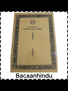 Buku Penutuk Upacara Panca Yadnya Agama Hindu Bali