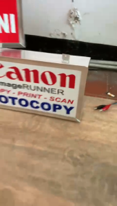 [BISA COD] PROMO!!! SATU HARI JADI NEON BOX POM MINI AKRILIK 2 SISI UKURAN 40x20CM | NEON BOX TERLARIS HARGA TERJANGKAU