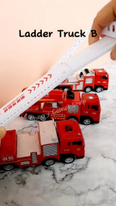 Alloy Firetruck Fire Truck Fire Engine Ladder Truck Water Jet Vehicle Toys Toy Bomba Fire Fighter Trucks